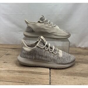 Adidas Tubular‎ Shadow Knit Sneakers Mens Size 12 Beige Running Shoes